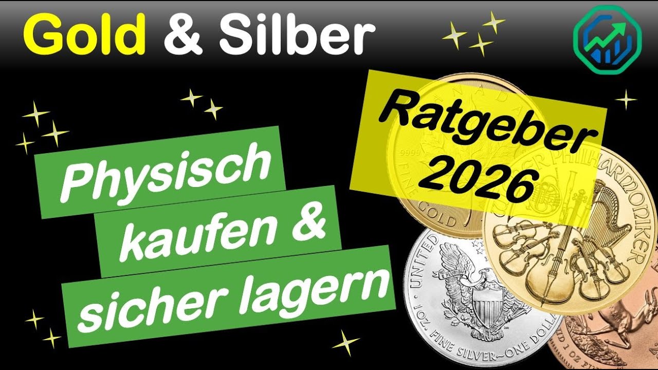 Gold & Silber kaufen: Dein Vermögen vor Krisen schützen. Ratgeber 2026.