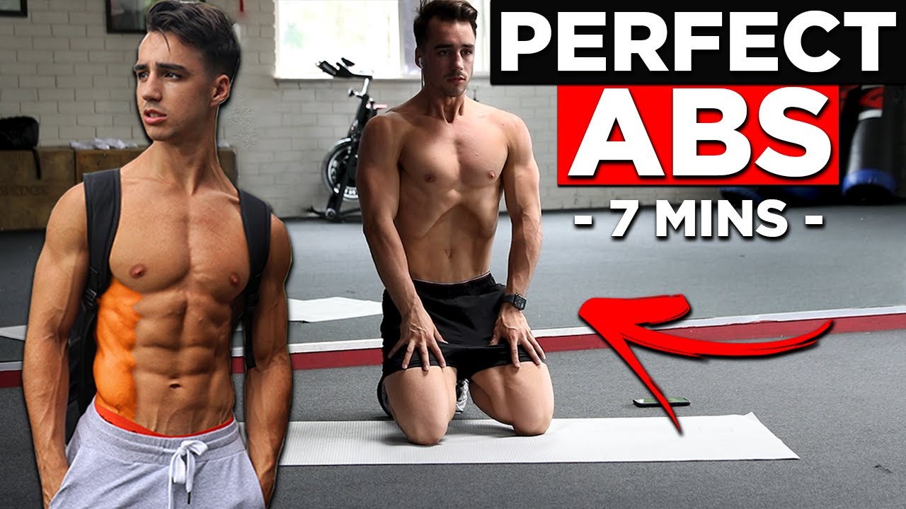 7 MIN PERFECT ABS WORKOUT (NO EQUIPMENT BODYWEIGHT WORKOUT!)