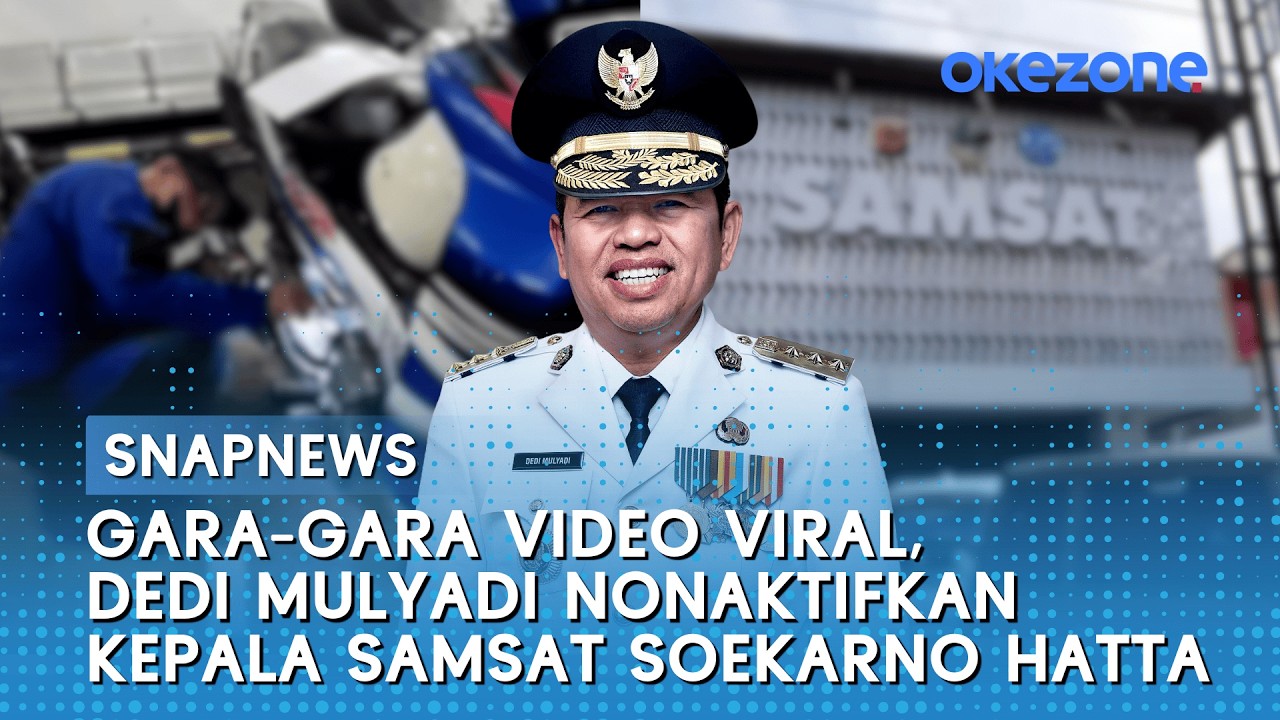 Gara-Gara Video Viral, Dedi Mulyadi Nonaktifkan Kepala Samsat Soekarno Hatta | Snapnews