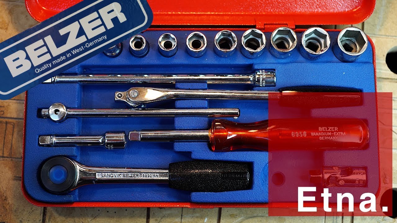 Vintage Belzer socket wrench set - review | Etna.