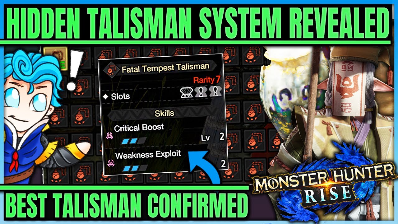 Best Rise Talisman Possible Confirmed - Drop % Revealed - How to Get Yours - Monster Hunter Rise!