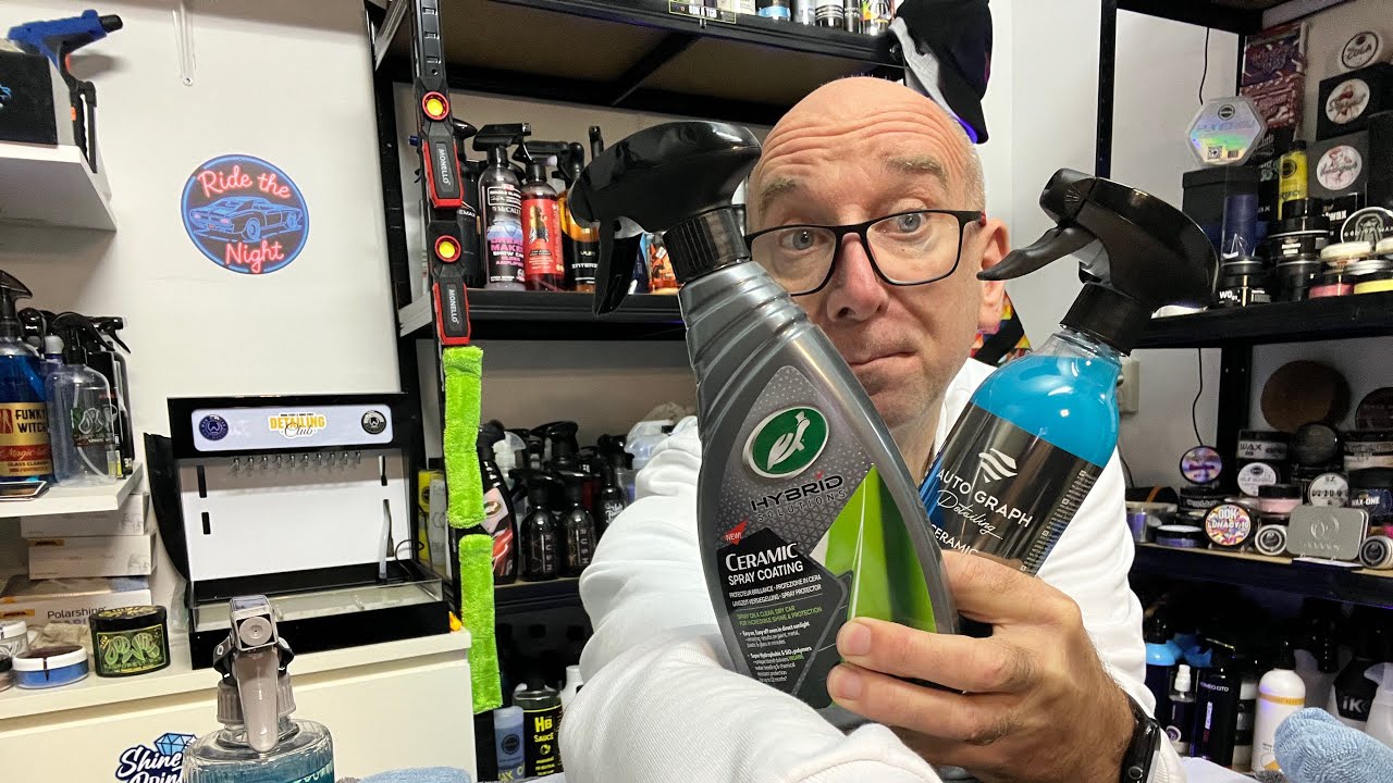 Turtle Wax Ceramic Spray vs Autograph Sapphire Ceramic Spray mini vergelijking
