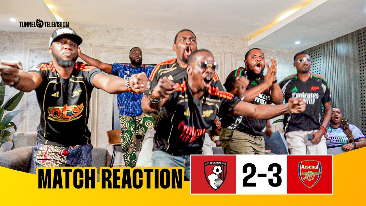 Bournemouth 2-3 Arsenal | Premier league fan Reactions | Evanilson Gabriel Rice Kroupi 