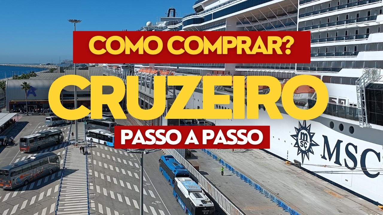 Como Viajar do Brasil para a Europa de Cruzeiro Passo a Passo!👀
