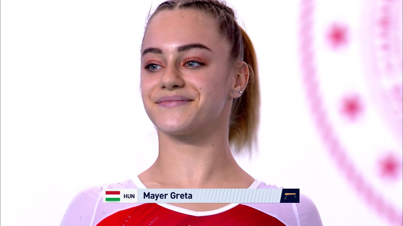 Greta MAYER (HUN) - 2020 junior European silver medallist, beam