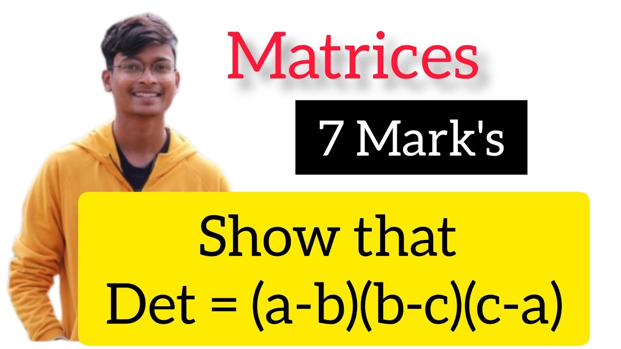 188) LAQ8 || Determenent problems || Find the det of =(a-b)(b-c)(c-a) by skydhoni