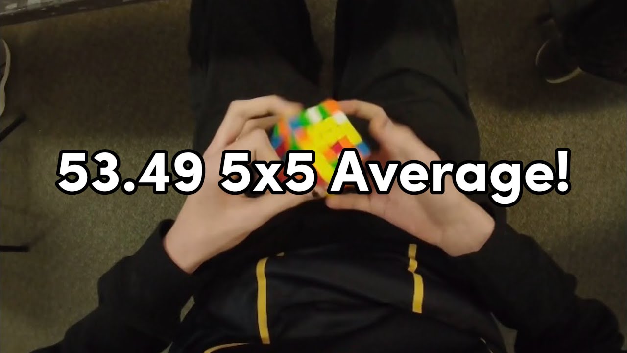 Mental Barrier Destroyed - 53.49 5x5 PR Average + 49.40 PR Single! (4/5 Parity)