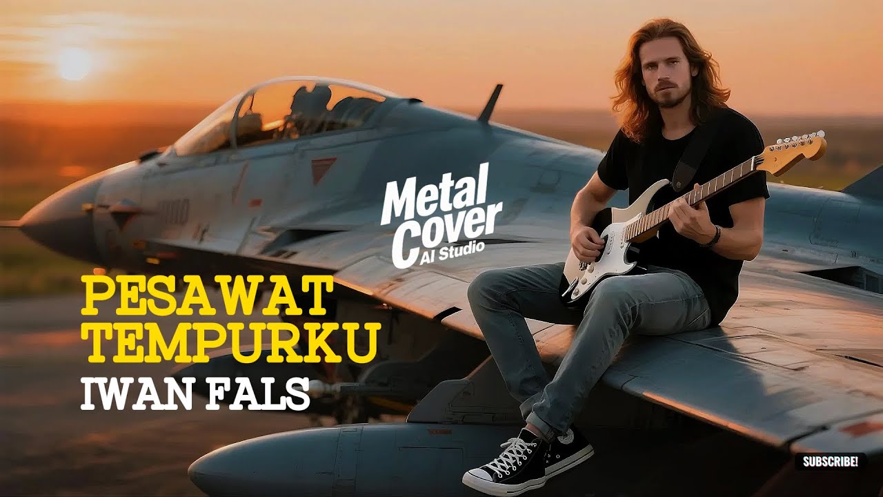 PESAWAT TEMPURKU - IWAN FALS | Metal Cover AI Studio #metalcover #cover #rockmetal