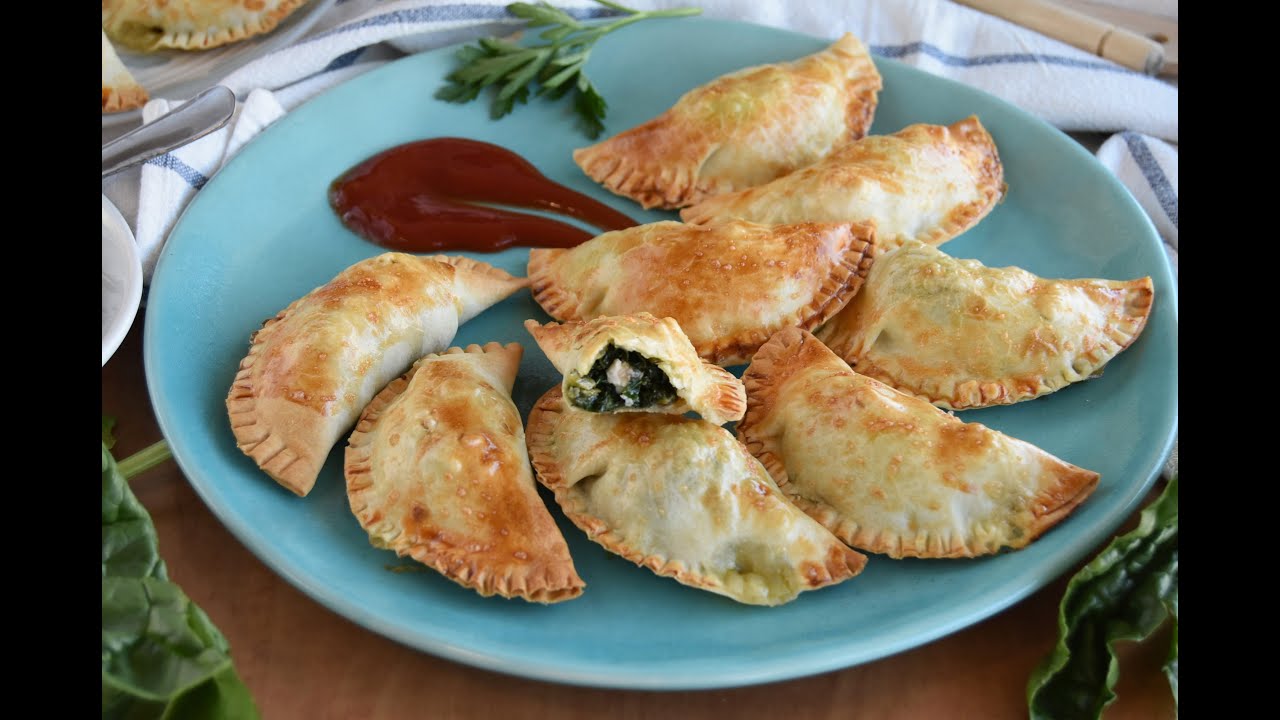 Empanadillas de espinacas y queso feta