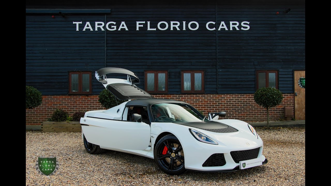 Lotus Exige 3.5 V6 350 Sport in White with Tartan interior 2016