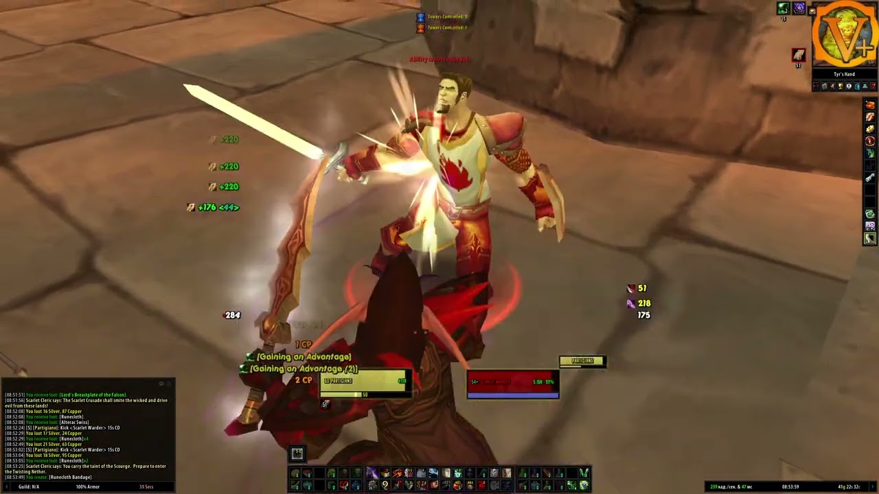 Tyr's Hand solo rogue farm | Vanilla+