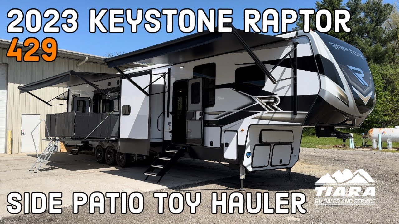 2023 Keystone Raptor 429 | Incredible Toy Hauler w/ Side Patio