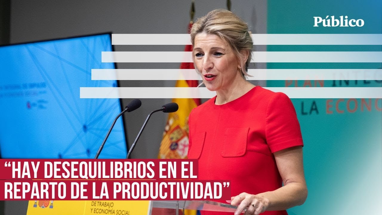 Así son las explicaciones de Yolanda Díaz sobre la reducción de la jornada laboral