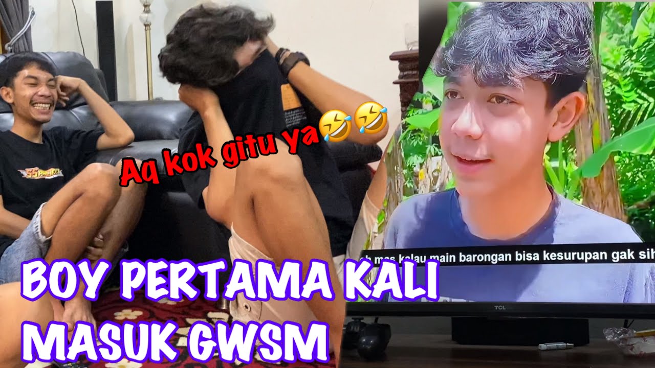REAKSI BOY LIHAT VIDIO PERTAMANYA || Spesial 1 tahun Boy ikut GWSM