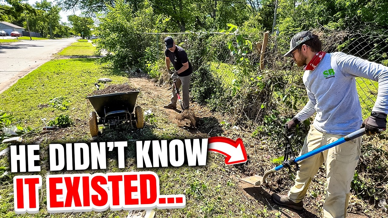We Dug for HOURS and Removed over 4,000 POUNDS OF DIRT