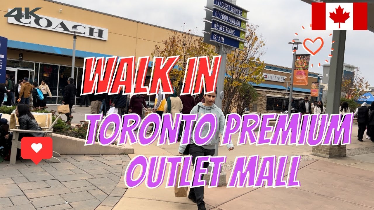 Toronto Premium Outlet Mall Walking Tour 🇨🇦
