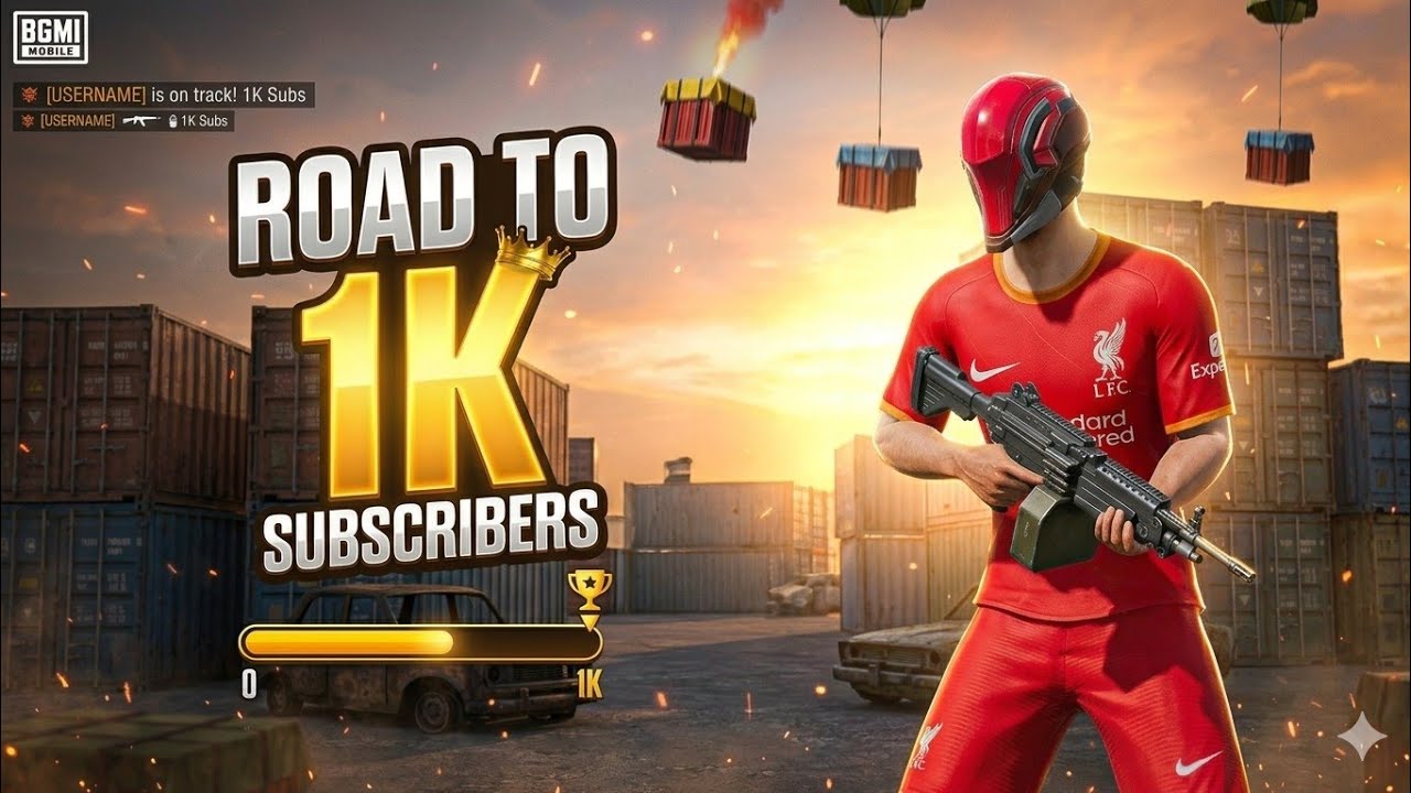 ROAD TO 1K SUBSCRIBERS💓💓💓😶‍🌫️ sarpattaytlive #sarpattaytlive #bgmi