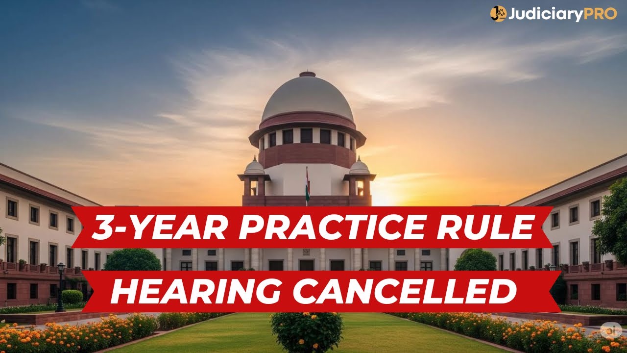 3 Year Practice Rule Hearing Cancelled Today | Supreme Court Update