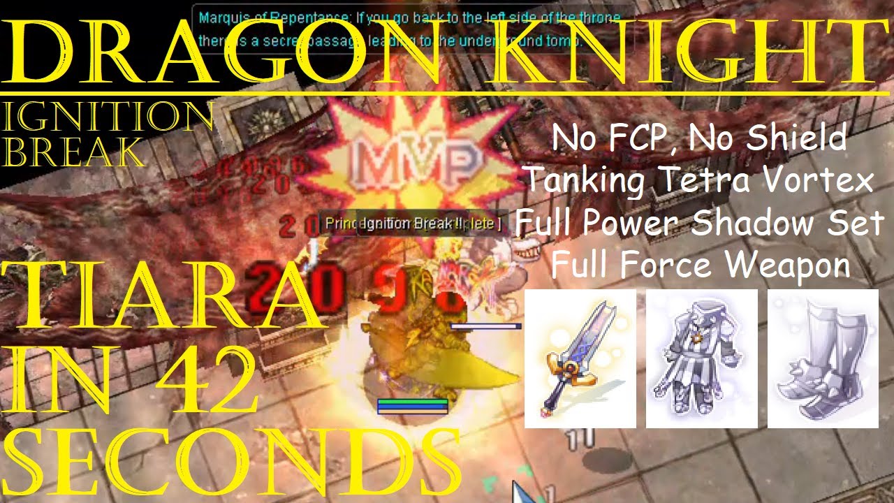 [iRO Chaos] Solo Princess Tiara in 42 Seconds | Tomb Of Remorse | Ignition Break Dragon Knight