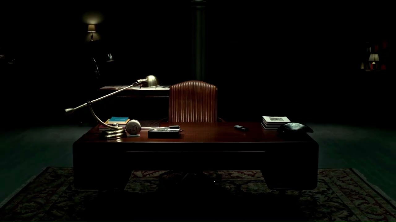 Hannibal lets you stay in his office while it rains. [Hannibal NBC Ambience]