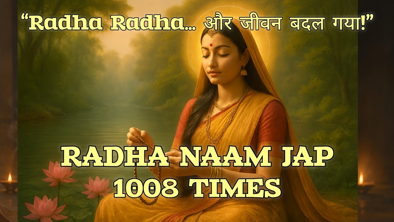 Radha Naam Jap 1008 Baar | Day-03 | Radha Radha Chanting | Radha Naam Ki Mahima | Bhakti and Bhajan 