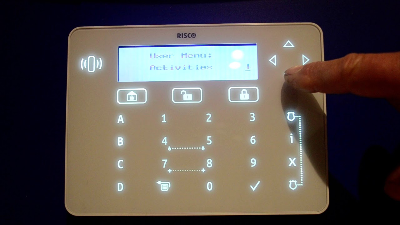 Elegant Keypad Lightsys