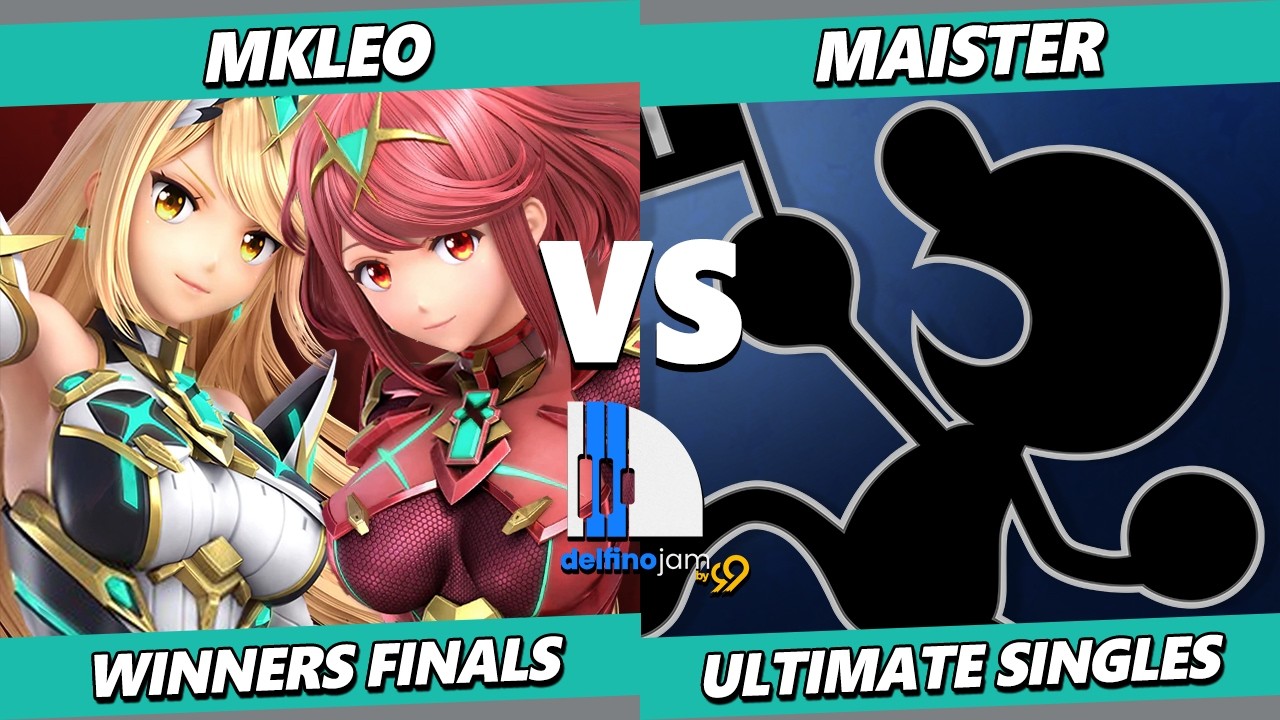 Delfino Jam 99 WINNERS FINALS - MkLeo (Pyra Mythra) Vs. Maister (Game & Watch) Smash Ultimate - SSBU