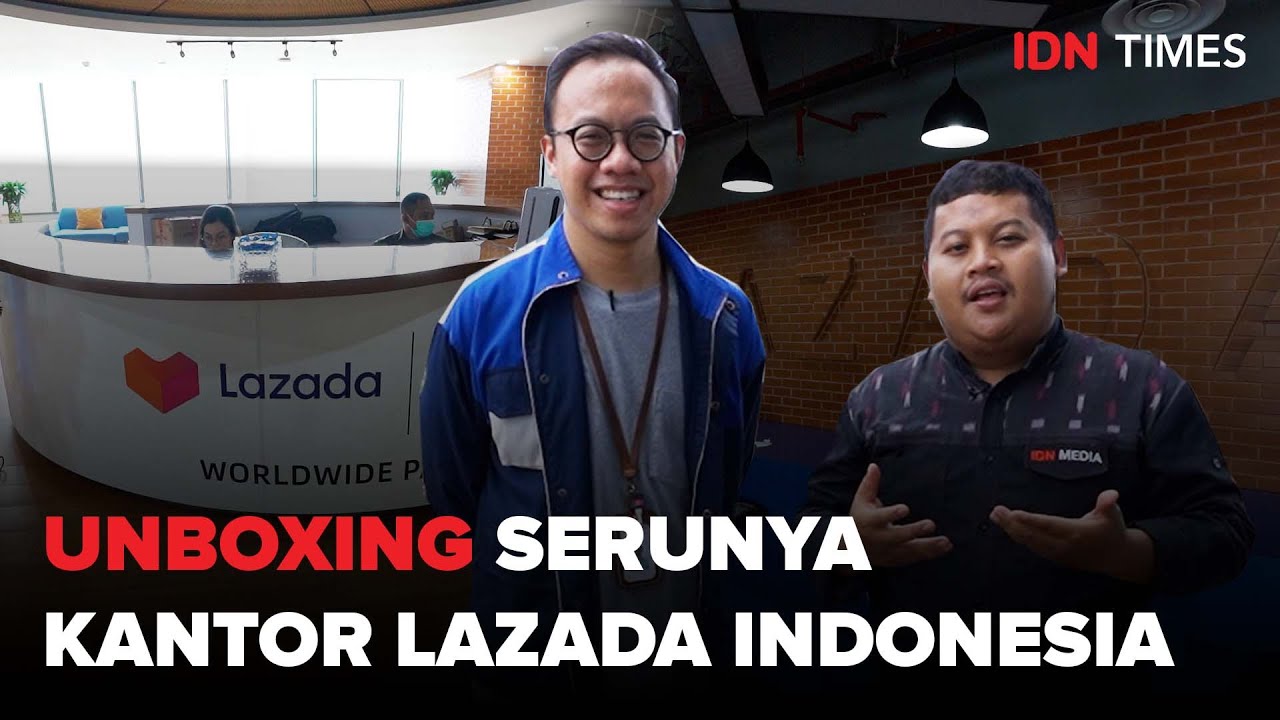 UNBOXING SERUNYA KANTOR LAZADA INDONESIA
