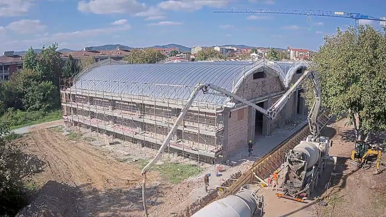 Time Lapse Cantiere Ristrutturazione | Trasformazione Ex Caserma | Monitoraggio Edile Lungo Periodo