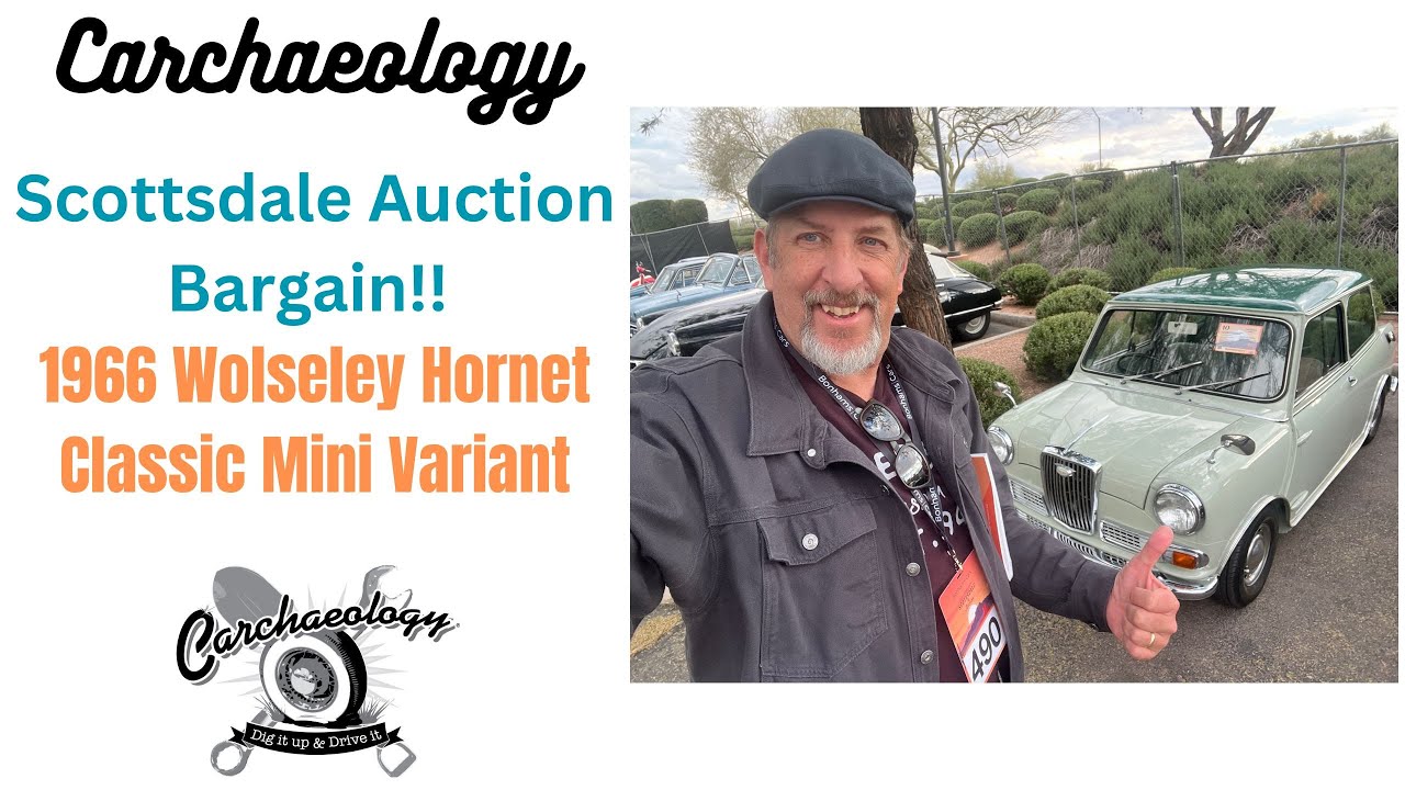 Carchaeology: The Green Hornet ! 1966 Wolseley Hornet Mini Cooper Rarity
