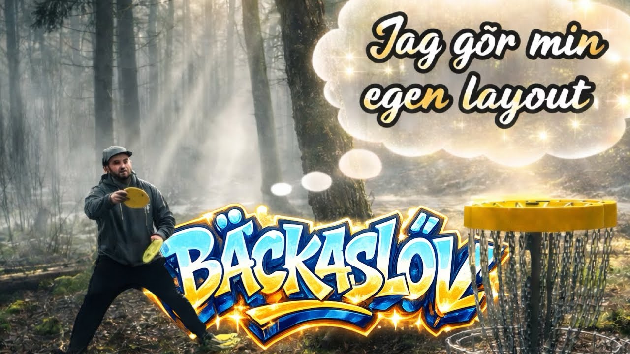 Front tee på Bäckaslöv i Växjö - discgolf för nybörjare och nudelarmar