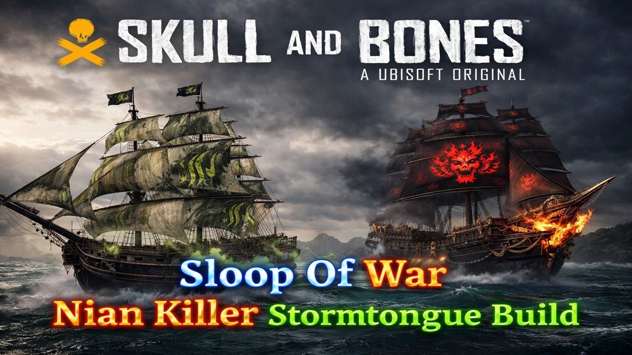 Сборка для Skull and Bones Sloop Of War Nian Killer Stormtongue. #ubisoft #ubisoftpartner #gaming