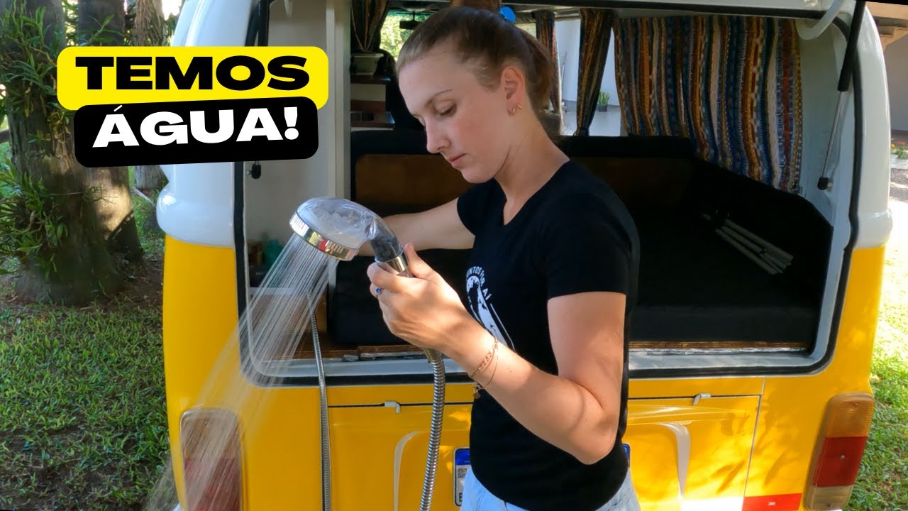 HIDRÁULICA NA KOMBIHOME | Instalação das caixas d'água, torneira e chuveiro #motorhome