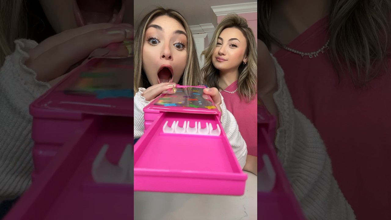 Worlds most dangerous pencil case! 😳🖍️✏️ #challenge