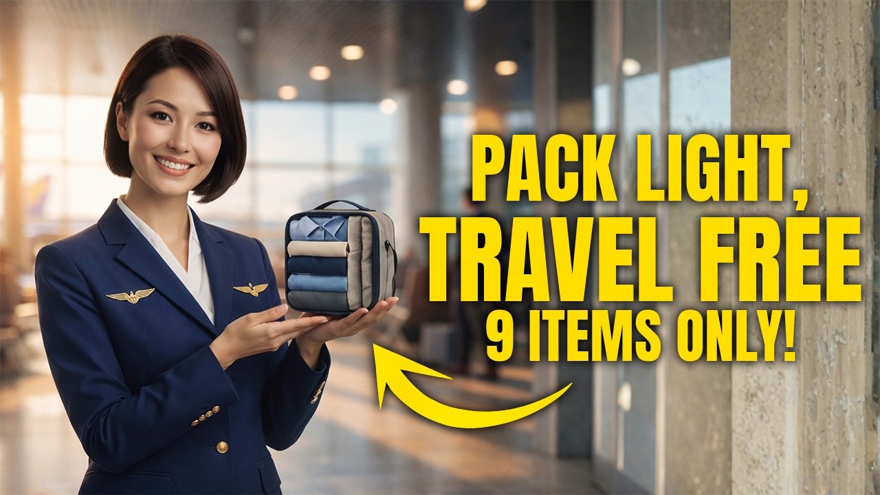 You Only Need 9 Items to Pack for Any Trip (Even In Carry-On!)