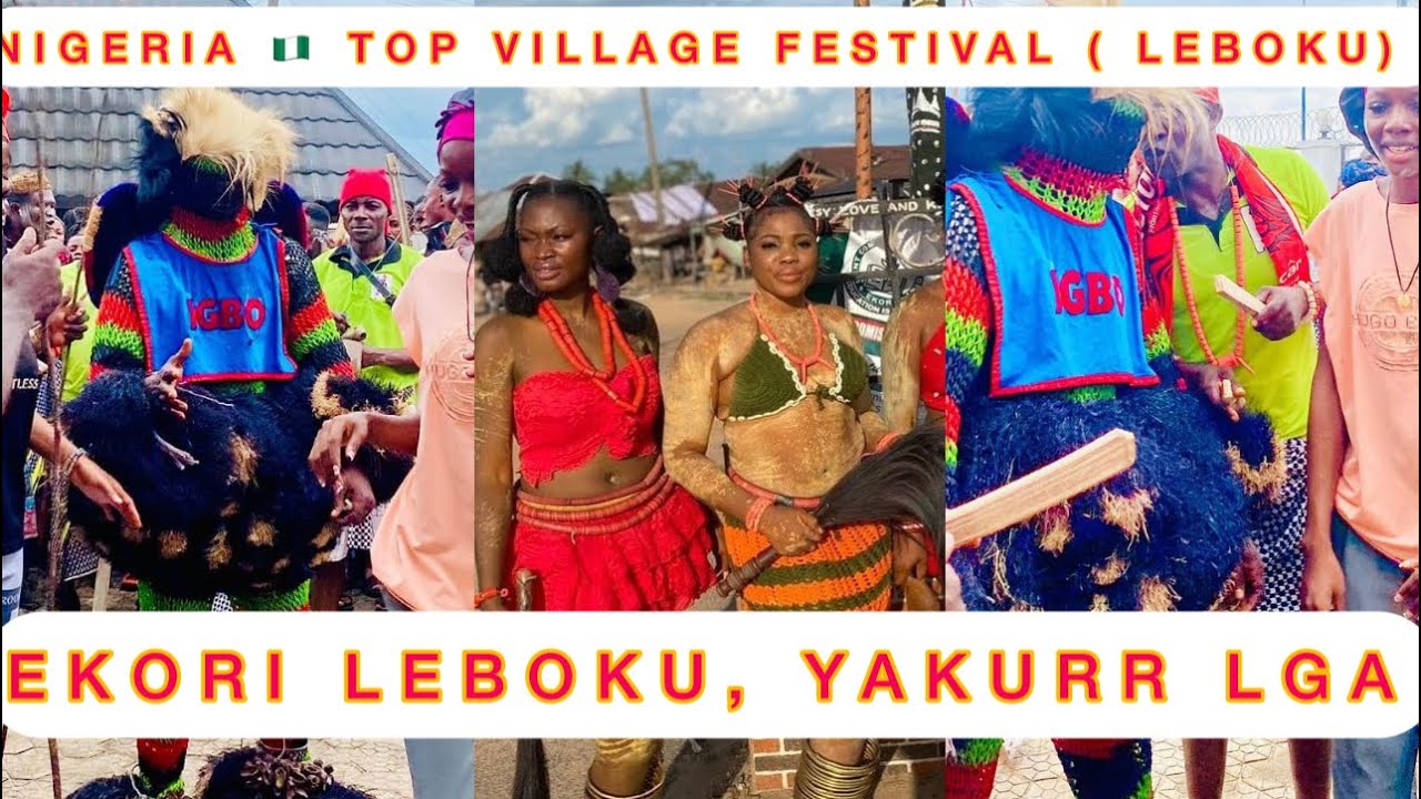 NIGERIA🇳🇬 TOP VILLAGE: EKORI NEW YAM FESTIVAL,LEBOKU 2024, MASQUERADE DANCE DISPLAY & CULTURAL DANCE