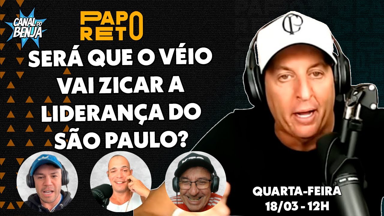 Papo Reto com Benja, Gladiador, Mano e Véio - ep. 547 - 18/03/2026