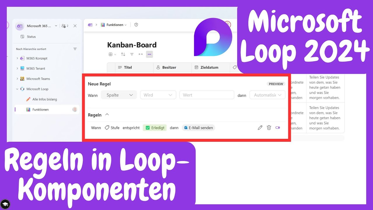 Loop-Komponenten-Regeln – Schritt-für-Schritt Guide für Einsteiger | Microsoft Loop