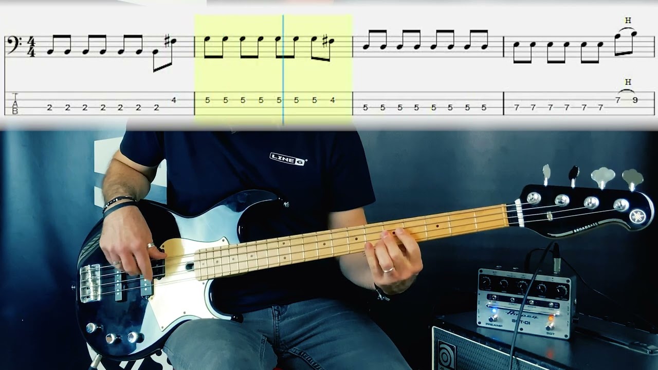 Twenty One Pilots - Navigating (Bass Cover Tabs) #basscover #twentyonepilots