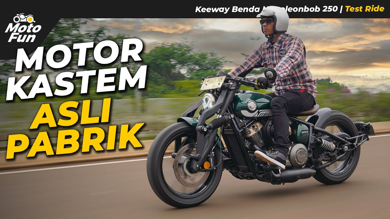 DIJAMIN AUTO GANTENG‼️TEST RIDE KEEWAY BENDA NAPOLENBOB 250 | MotoFun Indonesia
