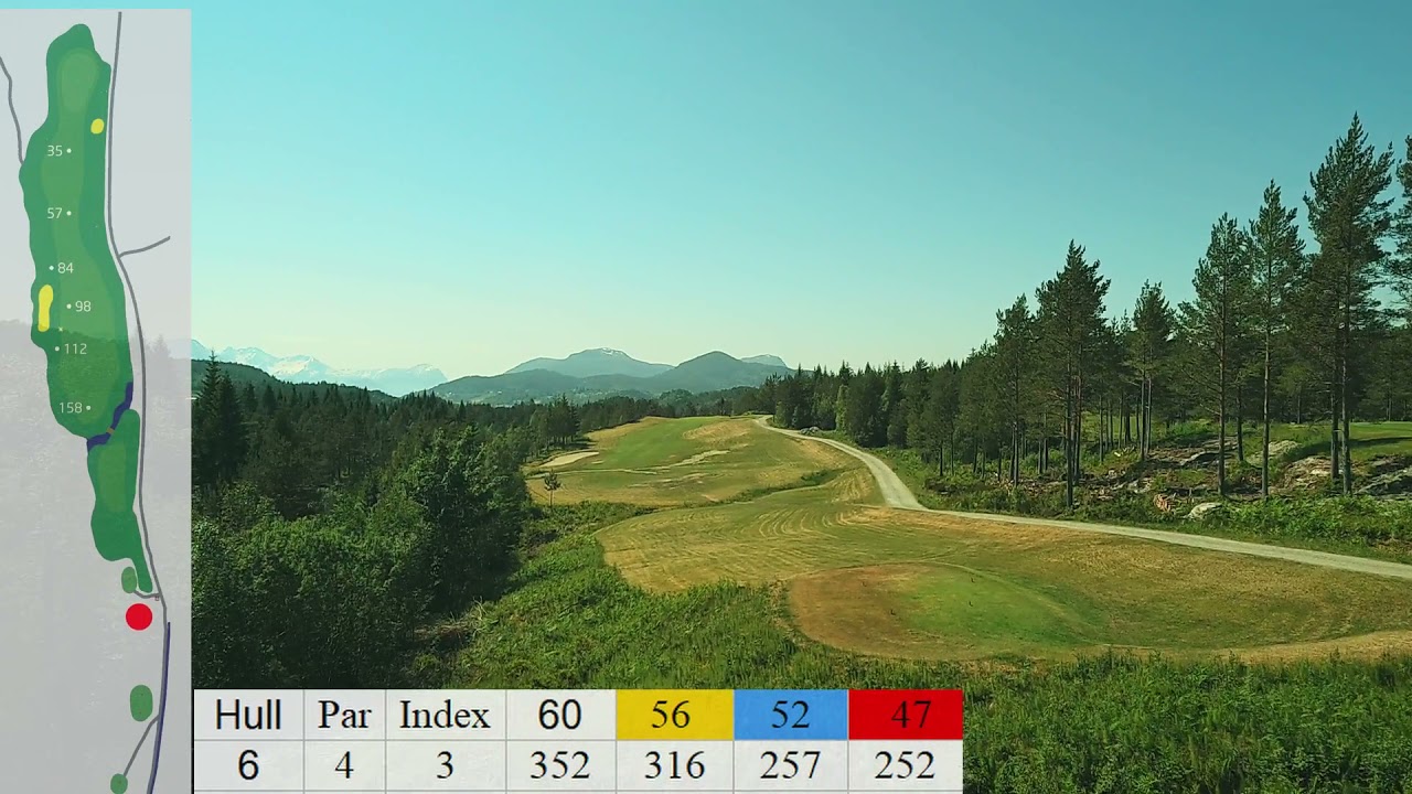 Solnør golfbane - Hull 6