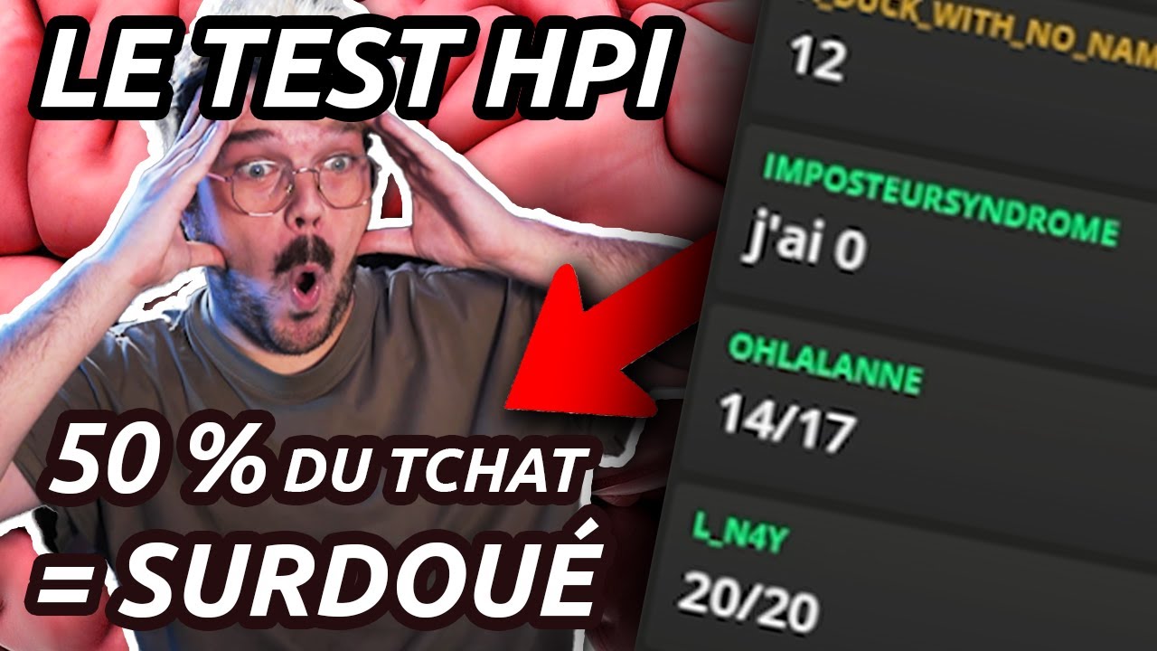 Êtes vous surdoué ? Faites le test.