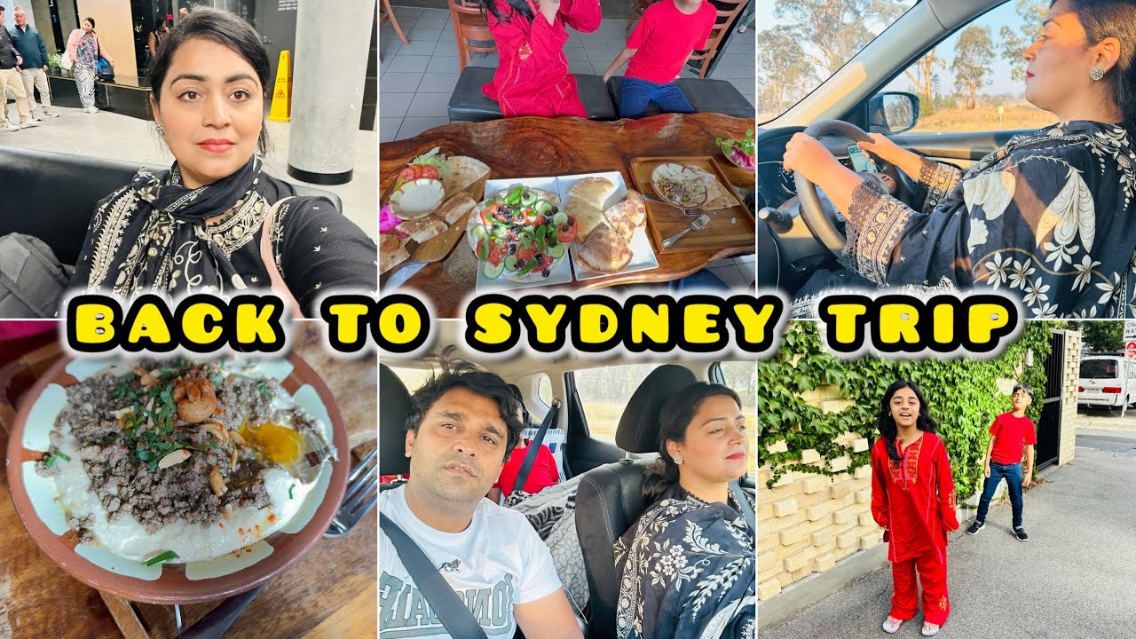 Adelaide to Sydney Trip | Mazaydar Breakfast in Melbourne | 1700 KM Journey to Sydney | Last Vlog