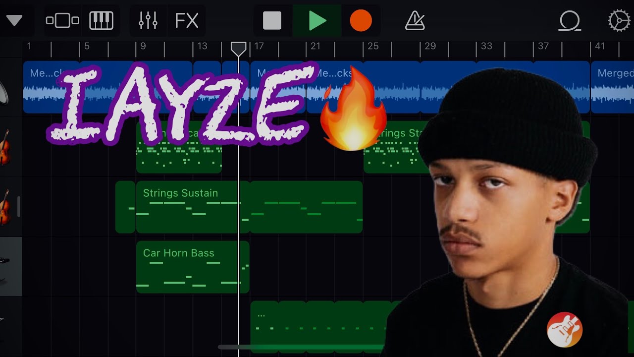 made a REGALIA Beat on GarageBand iOS! (IAYZE)