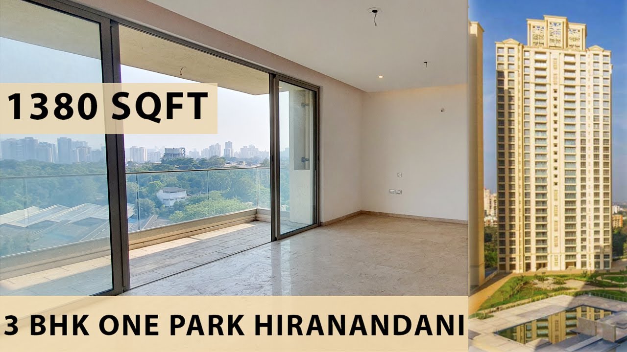 Luxury 3 BHK | 1380 SqFt | One Hiranandani Park | Ghodbunder Road | Thane Real Estate | Walkthrough