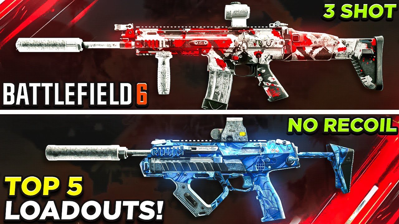 *NEW* TOP 5 FASTEST TTK META LOADOUTS in BATTLEFIELD 6! 👑 (BF6 Best Class Setups) - BF6 Best Weapons