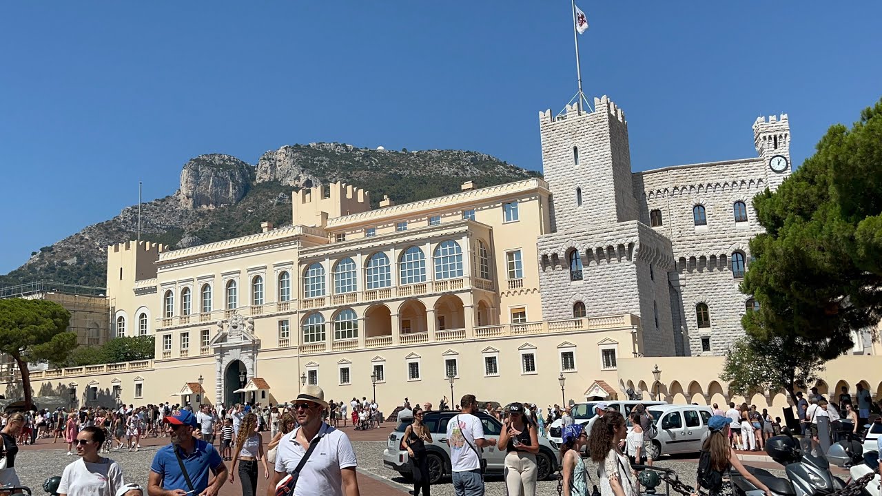 Monaco le rocher puis visite du Palais Princier 