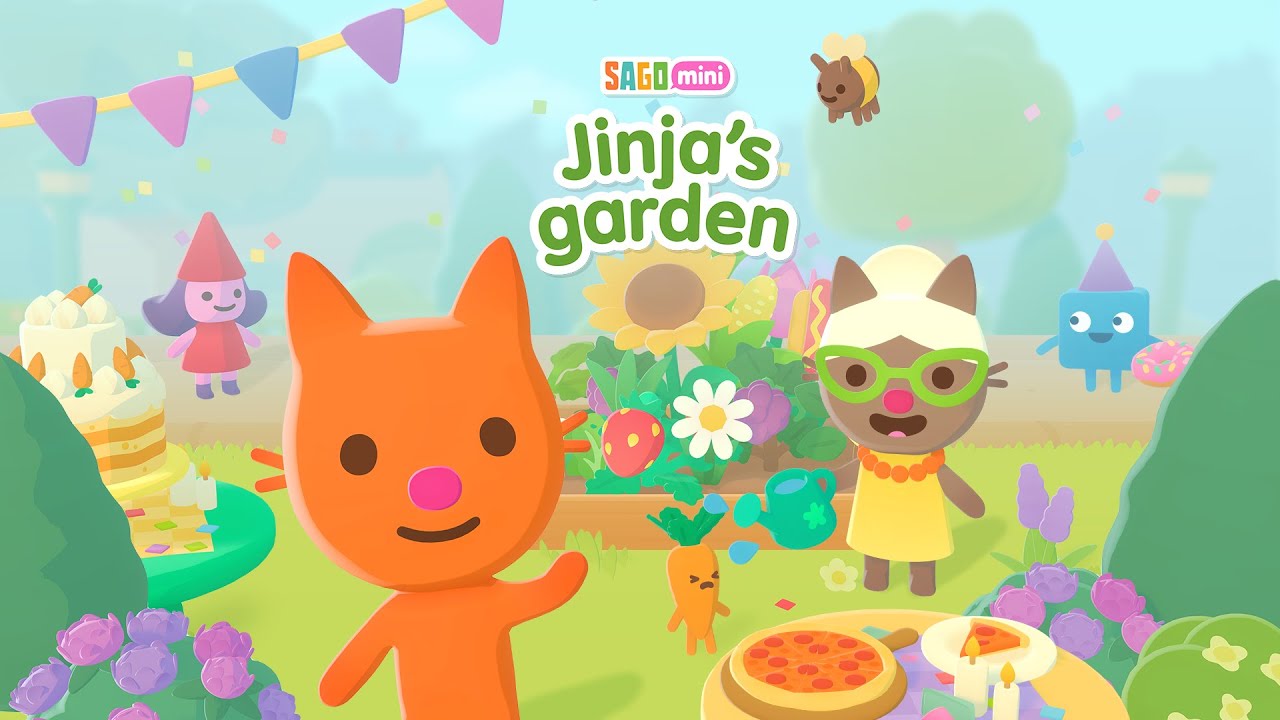 Jinja's Garden - Official Trailer 😻🌱 | Apple Arcade Exclusive | Sago Mini