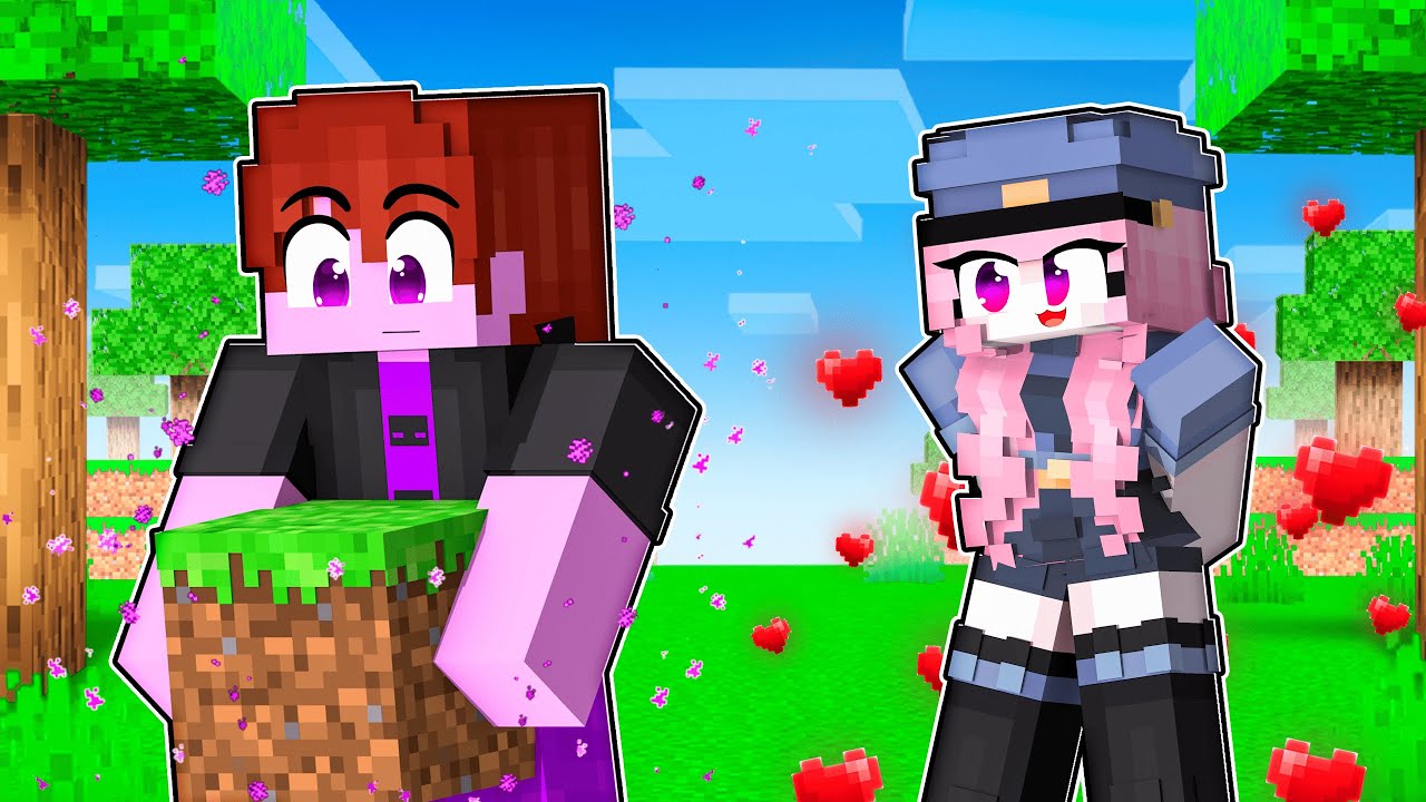 A GAROTA POLICIAL se APAIXONOU pelo GAROTO ENDERMAN no Minecraft