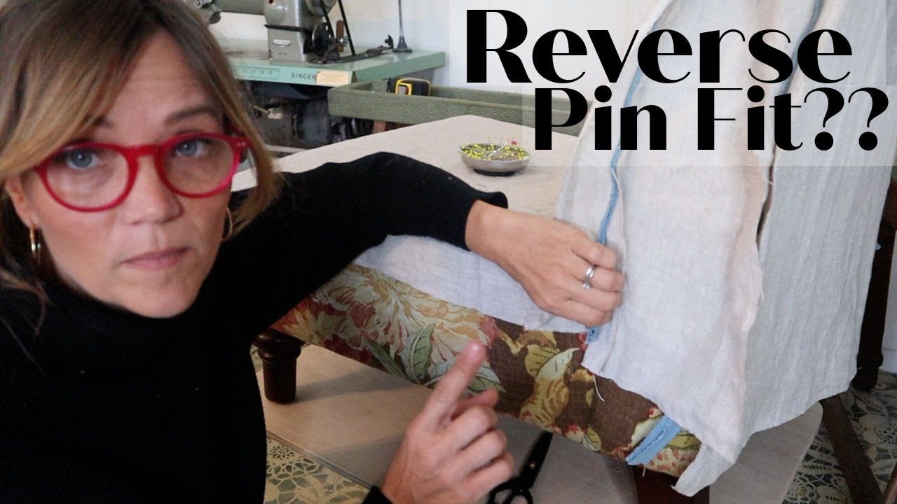 THE Easiest style of chair to slipcover...a SLIPPER CHAIR...how to cut fabric and pin fit.